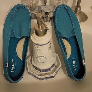 Sperry Top Siders, 7.5 sz. GORGEOUS Turquoise 😍. Comfy an Wicked Awesome!